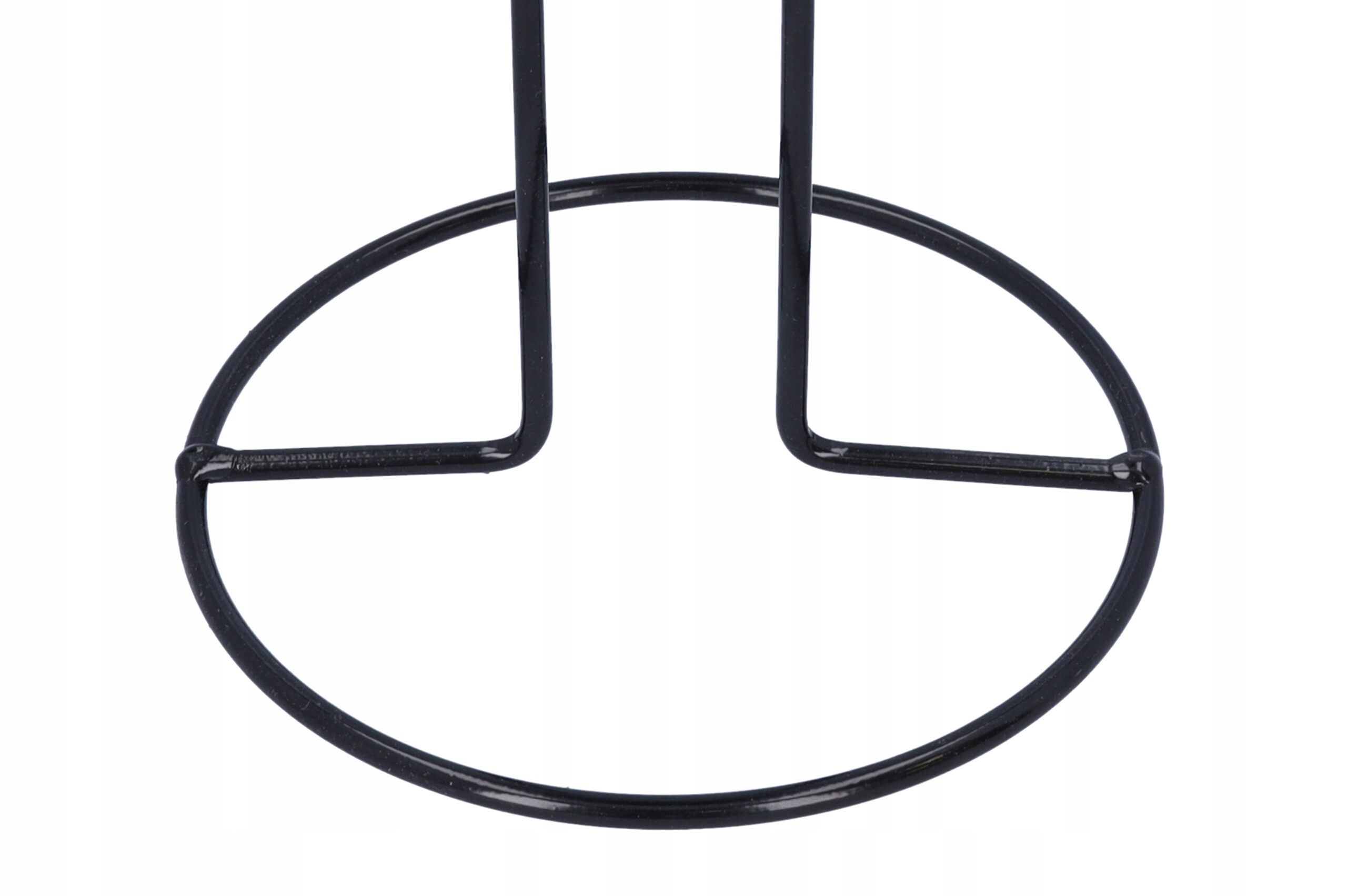 STOJAK NA RĘCZNIK PAPIEROWY METALOWAY CZARNY DO KUCHNI UNIWERSALNY ROZMIAR Długość/wysokość 30 cm