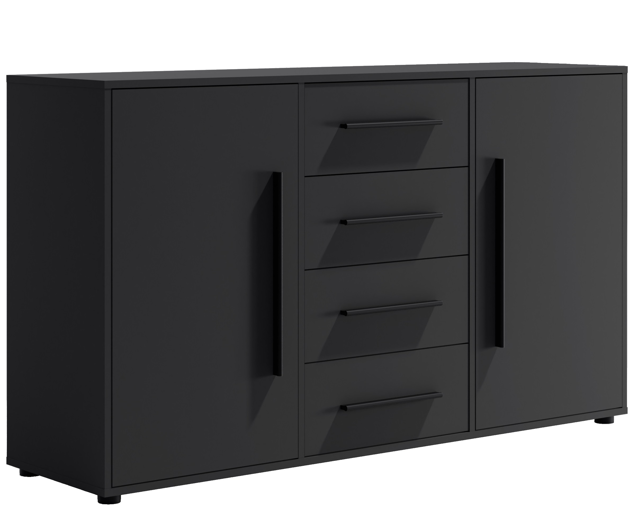Komoda Maxione czarny mat