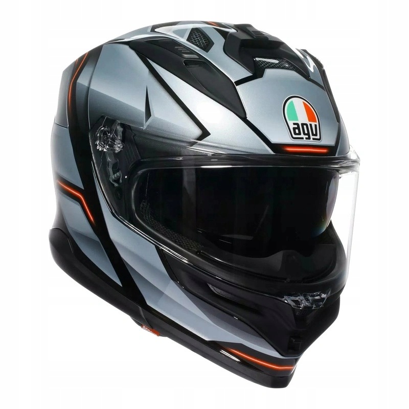 Motocyklová prilba Agv K7 Jaeger Black/silver čierna strieborná Darčeky
