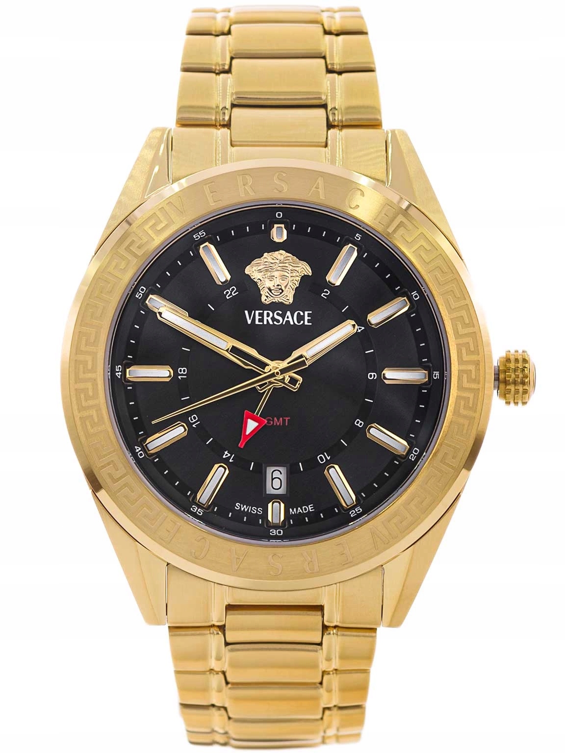 Nové, Originální Hodinky Versace V-Code Gmt VEAFA0724