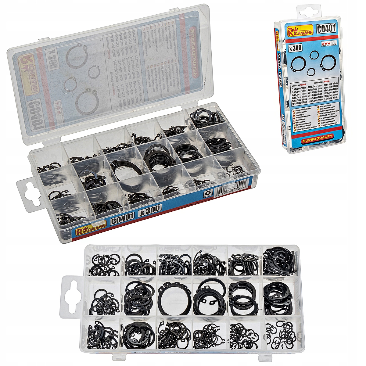 PIERŚCIENIE OSADCZE SEGERA WEW/ZEW 300szt.