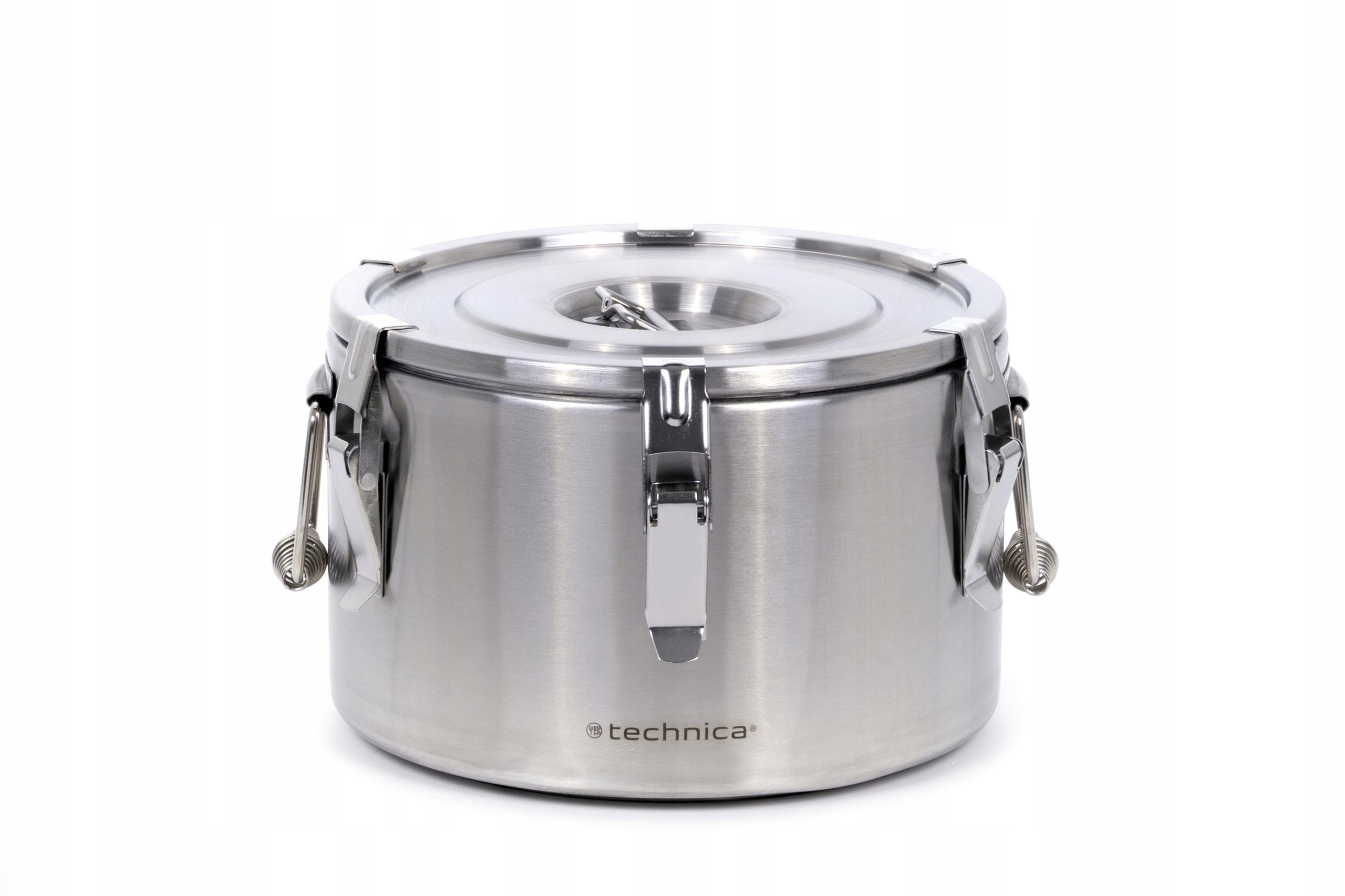 TERMOS GASTRONOMICZNY DO TRANSPORTU ŻYWNOŚCI STAL NIERDZEWNA 10 L TECHNICA