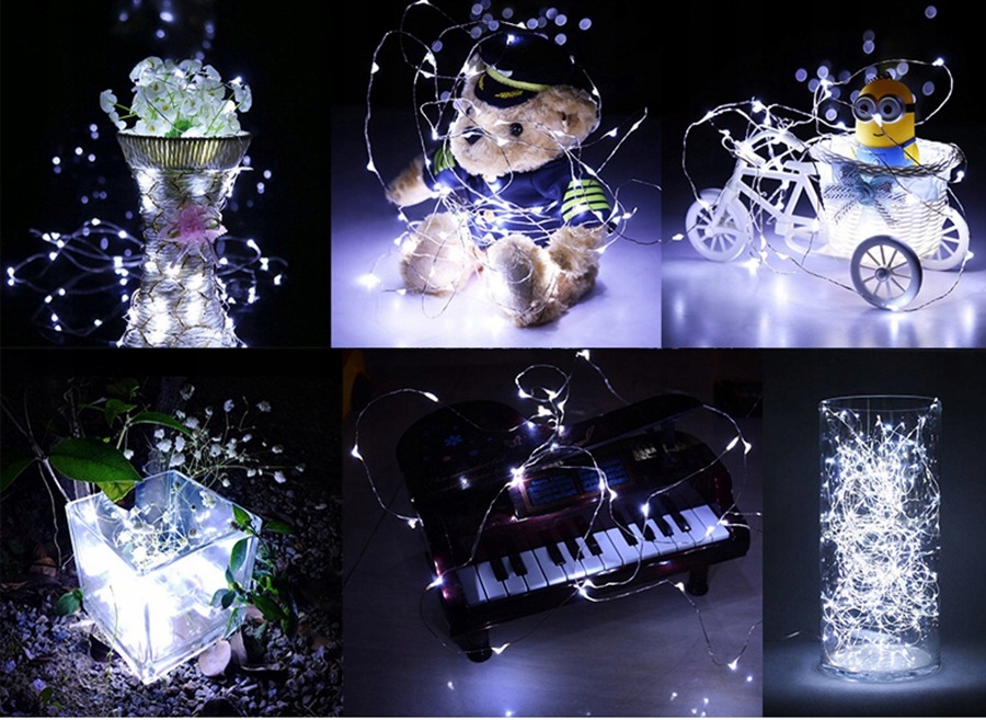 LAMPKI CHOINKOWE DRUCIK NA PRĄD MICRO LED 200szt Kod producenta 651