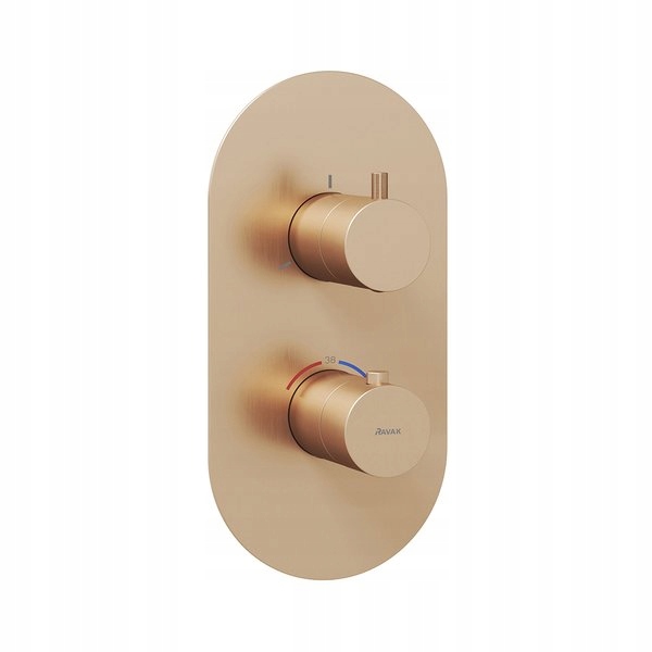 Ravak Espirit podomietková termostatická batéria 3-cestná zlatá X070363