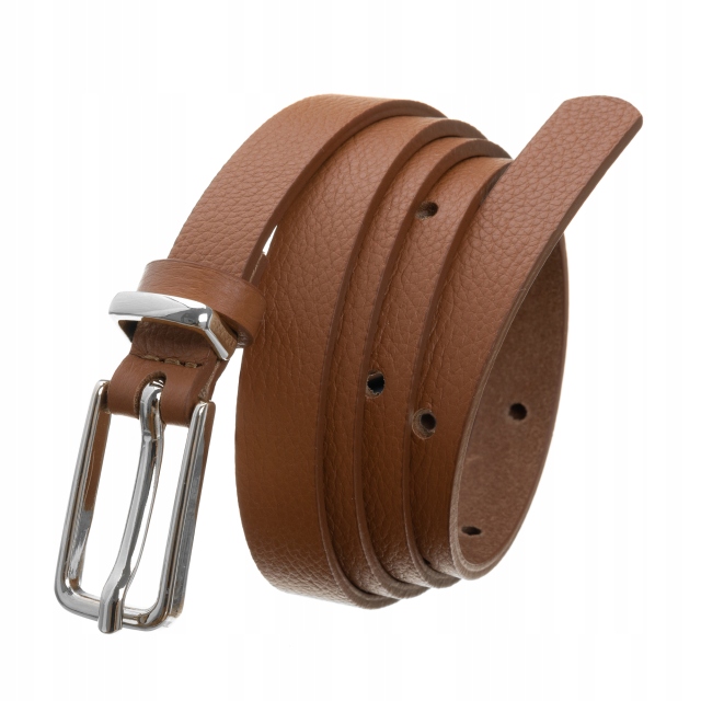 

Badura damski pasek skóra naturalna wąski 15 mm