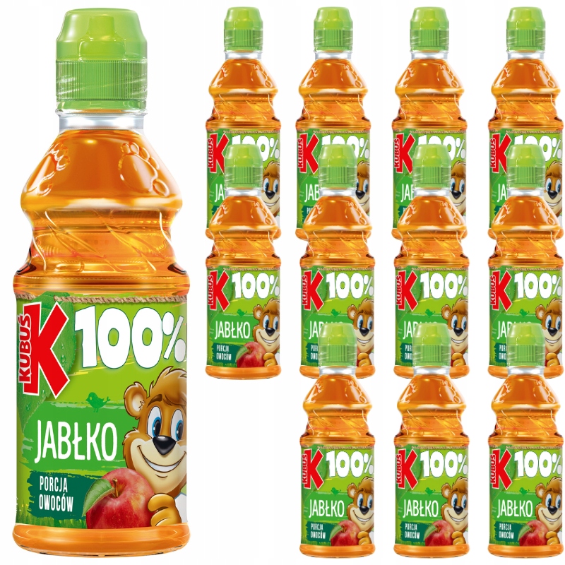 KUBUŚ 100% jablková šťava Šťava pre deti 12x300ml