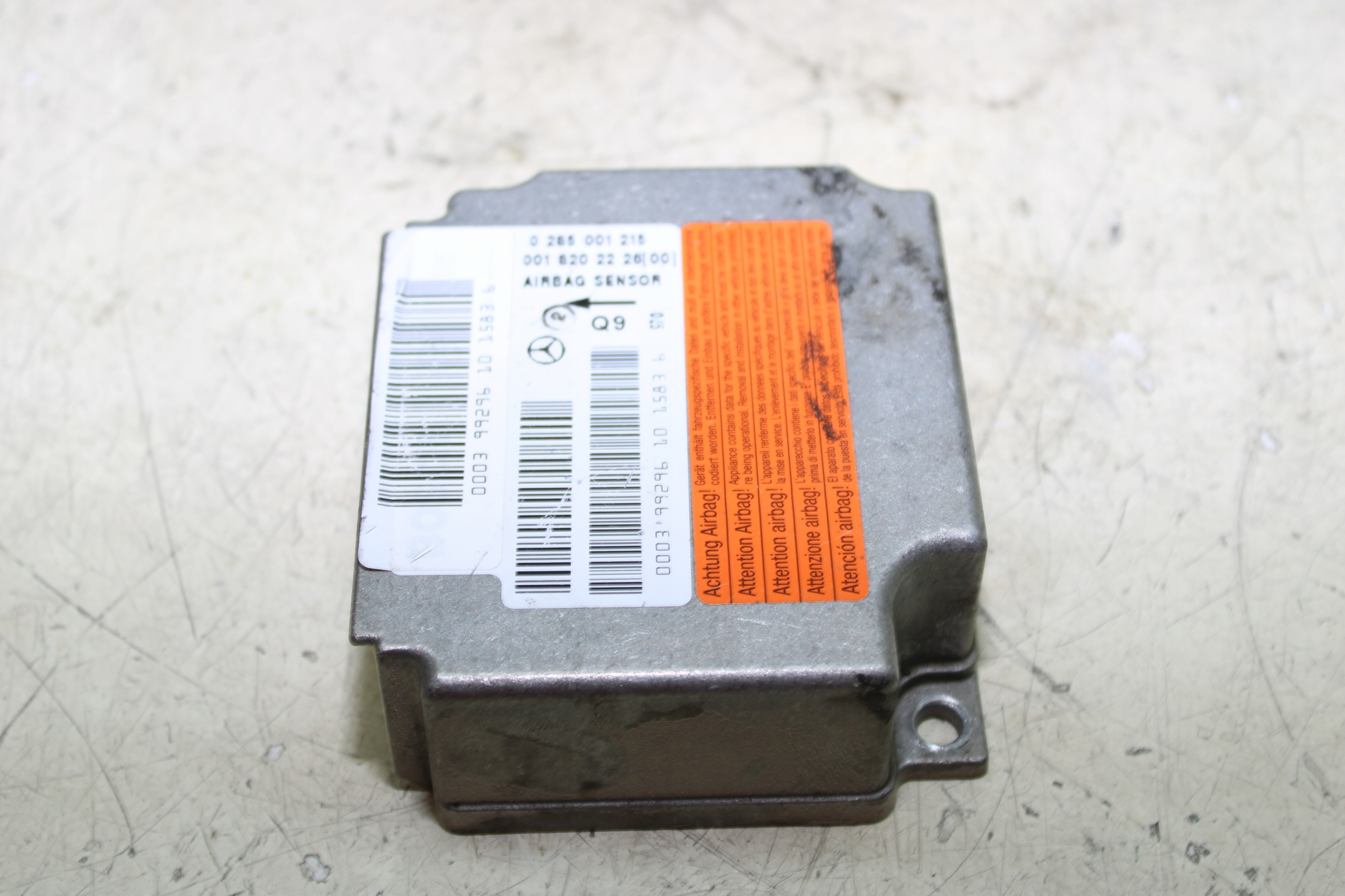 MERCEDES W220 MODUŁ SENSOR AIRBAG PODUSZEK STEROWNIK 0018202226