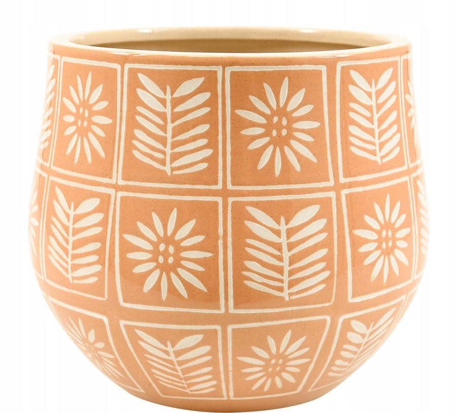 DONICZKA ceramika SUNFLOWER pomarańczowa śr. 20cm