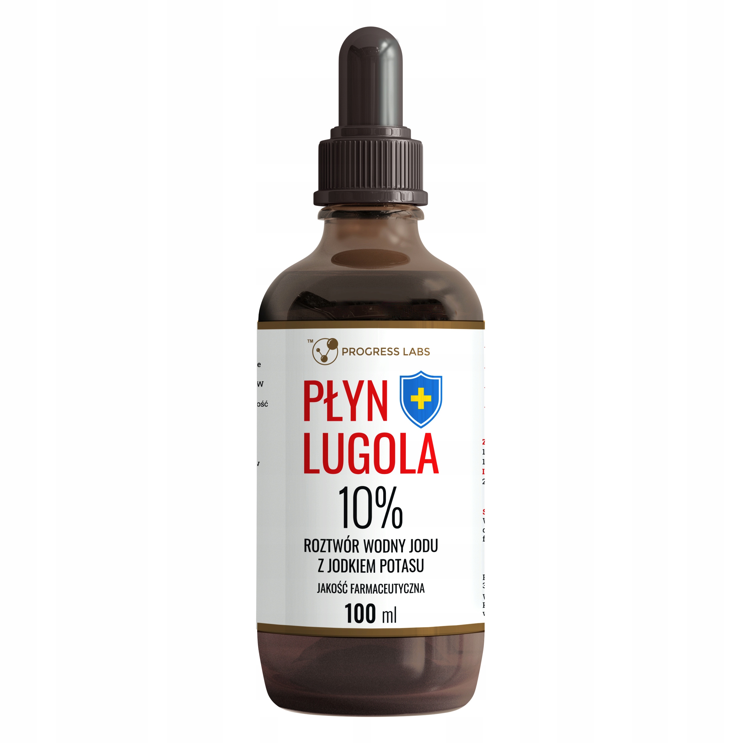 

Płyn Lugola 10% jodek potasu jod Czysty jod 100 ml