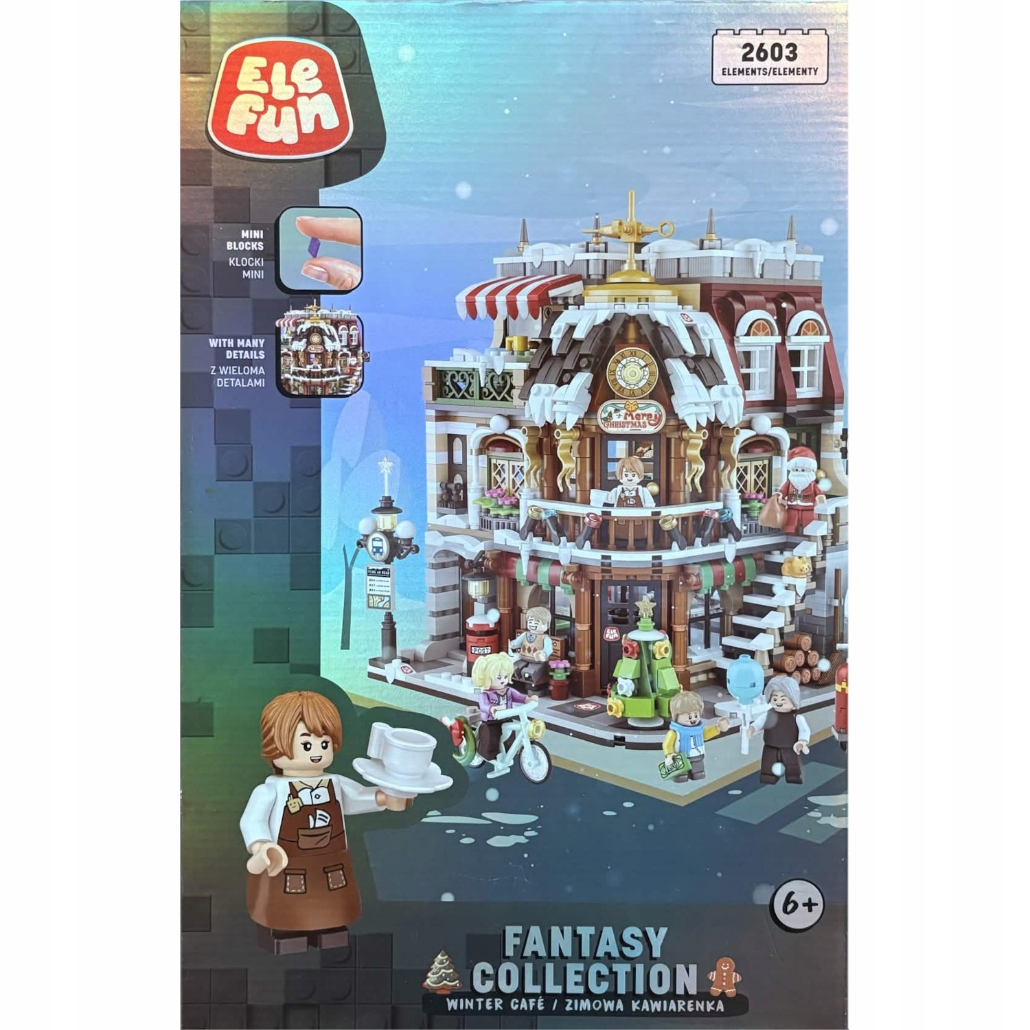 Elefun Klocki Fantasy Collection Zimowa Kawiarenka 1054