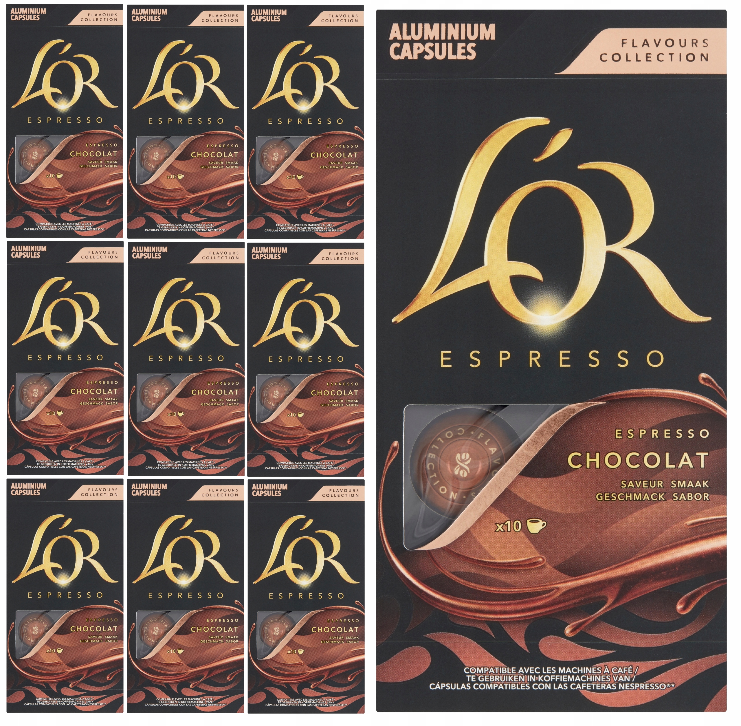 Kapsułki do Nespresso L'or Chocolat 100 szt.