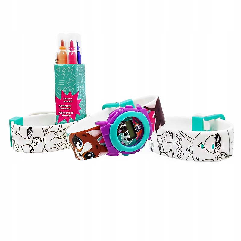 

Littlest Pet Shop Zegarek 2 Paski Do Kolorowania