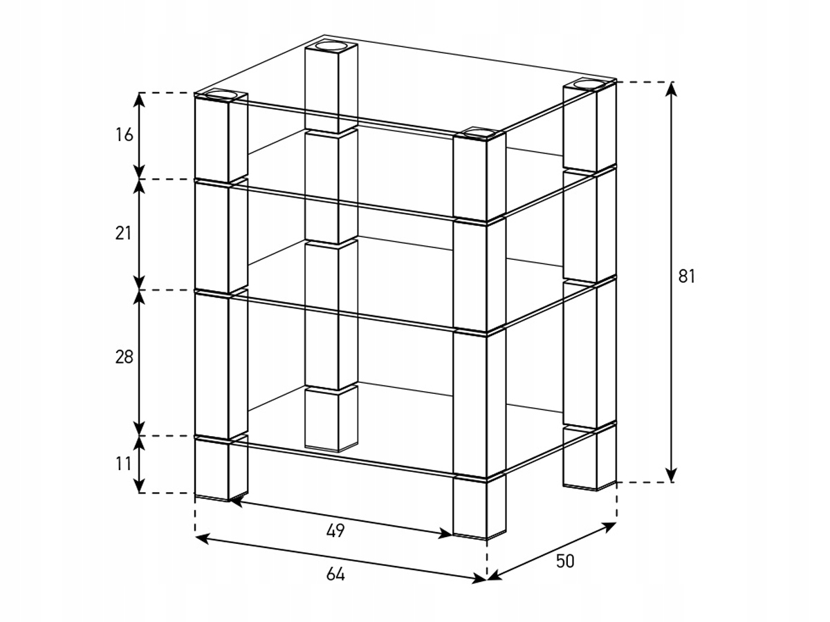 STOLIK HIFI AUDIO REGAŁ GRAMOFON SONOROUS RX5040 Kod producenta SONOROUS