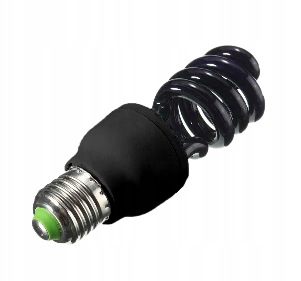 UV10A ŻARÓWKA UV BLACKLIGHT E27 15W SPIRALA CZARNA Marka Aptel