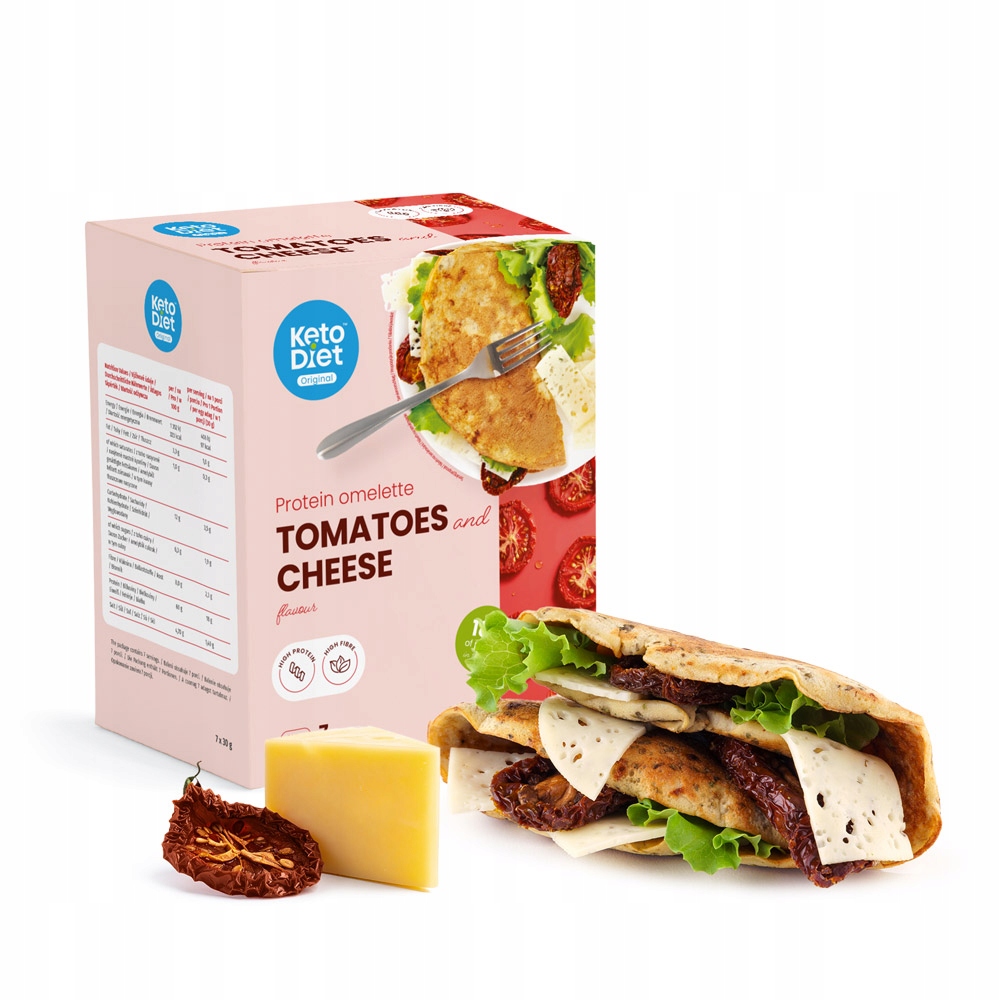Levně Proteinová omeleta se sušenými rajčaty a sýrovou příchutí (7 porcí)
