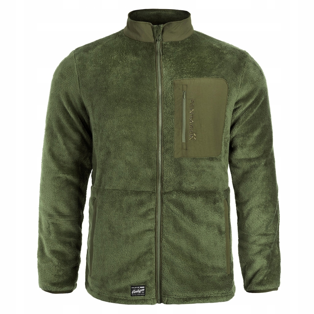 Polar Bluza polarowa trekkingowa Pentagon Grizzly Full Zip Zielony M