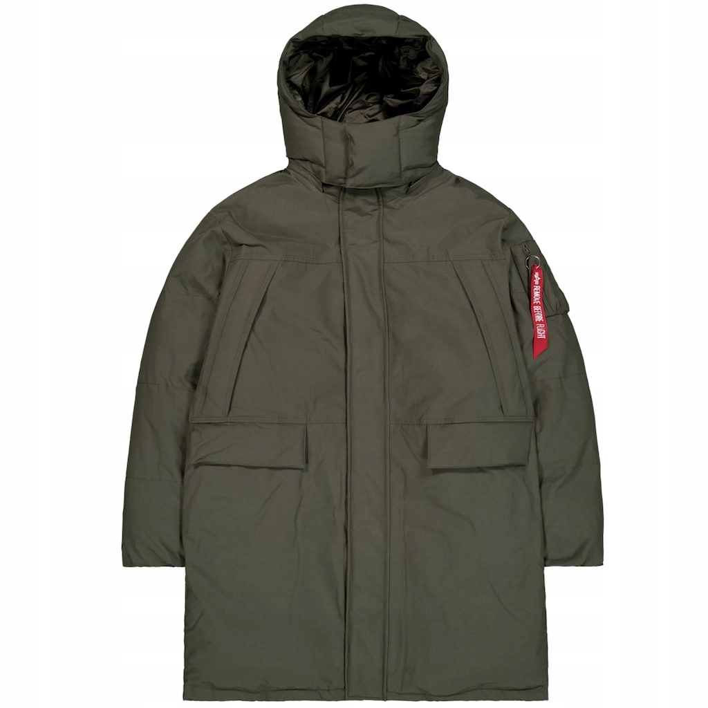 Alpha Industries pánská parka bunda s kapucí Puffer Parka, velikost L