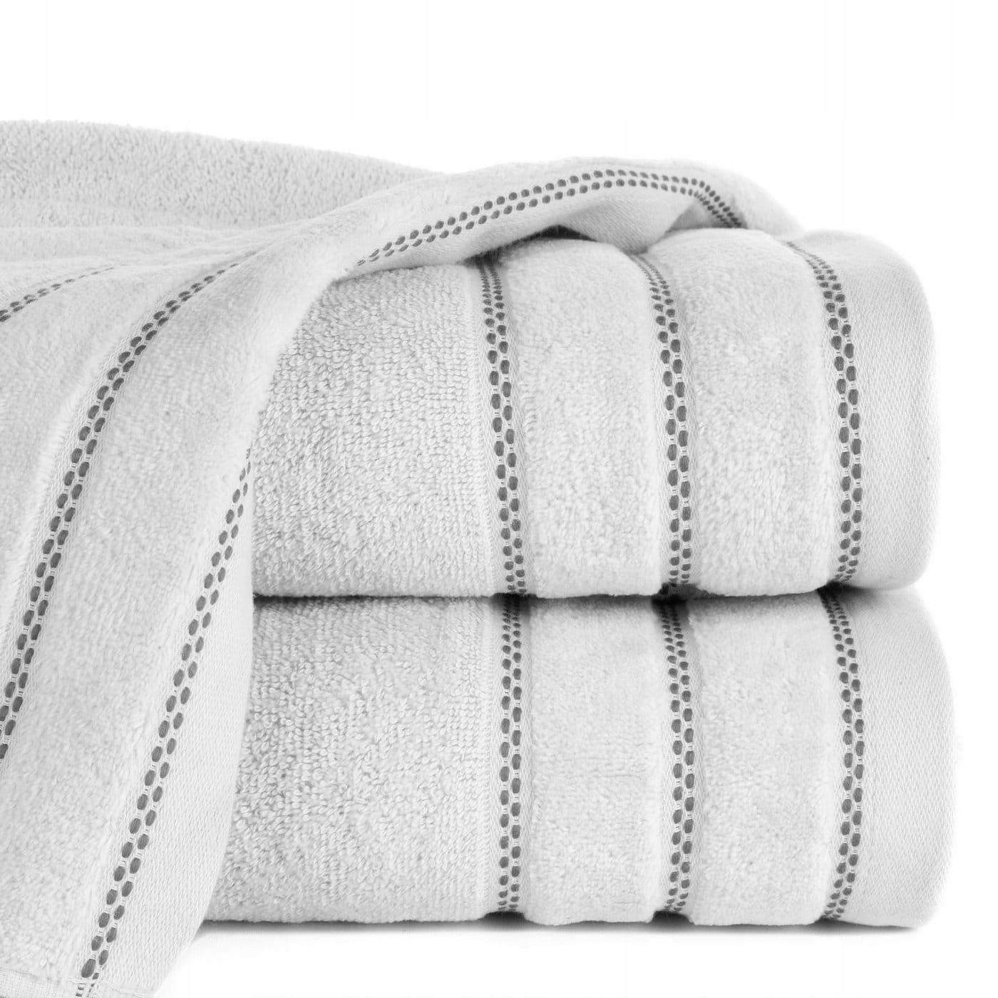 

Ręcznik Kąpielowy Frotte Duży Dona 70X140 Srebrny