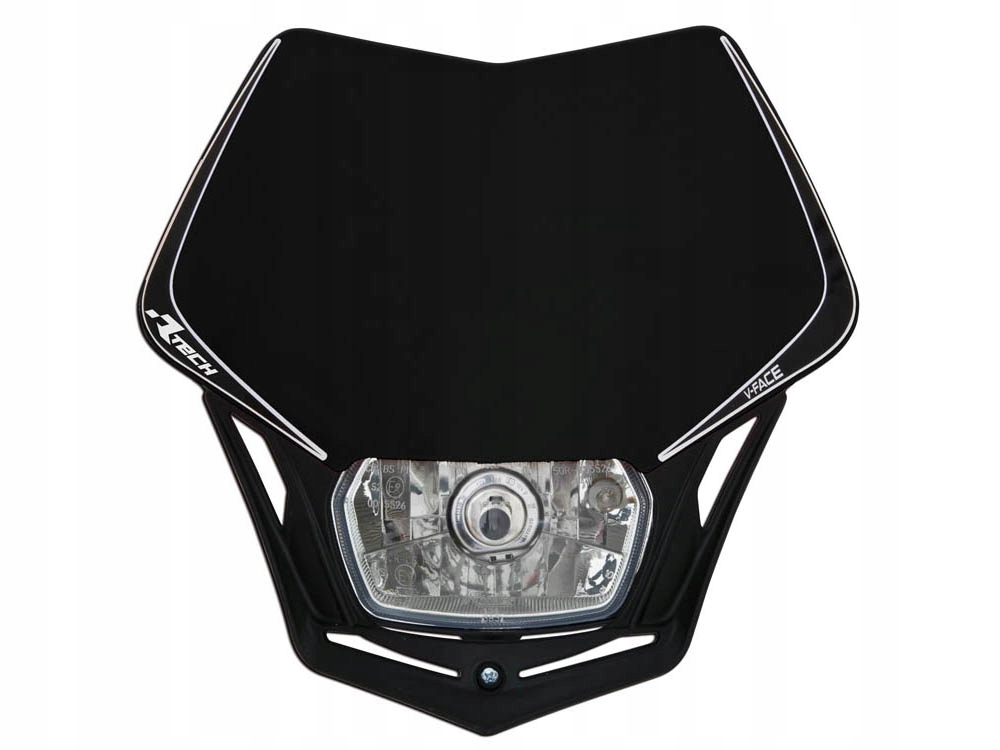 Racetech (rtech) Predná Lampa V-face Farba Čierna