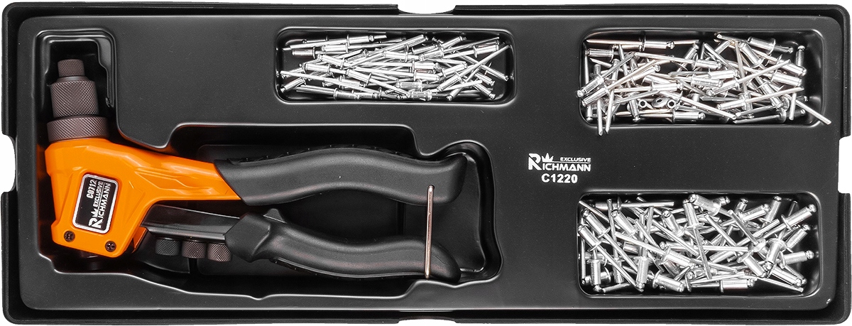 WKŁAD 151el. NITOWNICA RĘCZNA + NITY ZESTAW SZAFKI EAN (GTIN) 5906741612203