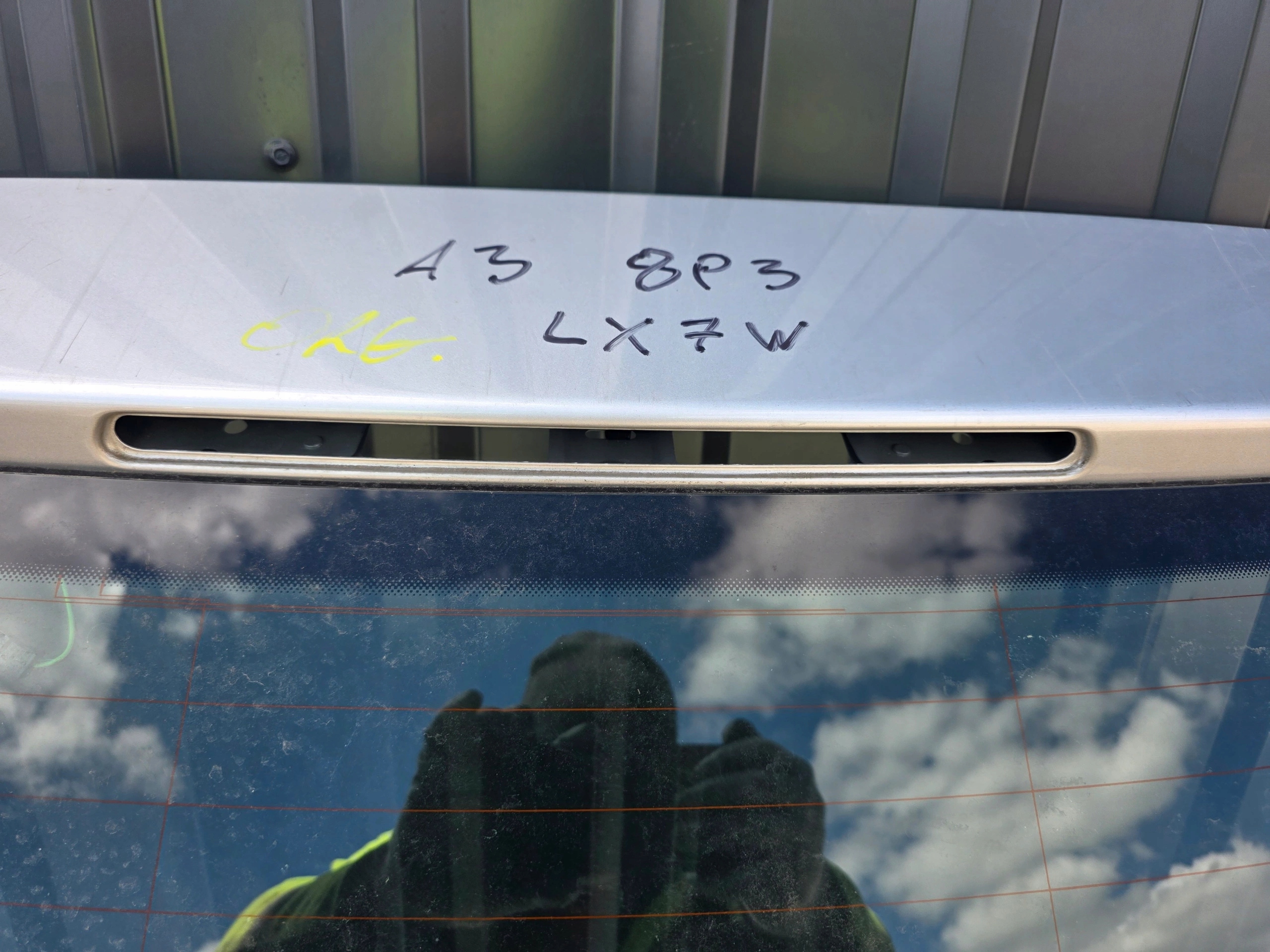 boot door AUDI A3 8P 3-door 2003-2011 without KOROZJI LX7W !!!