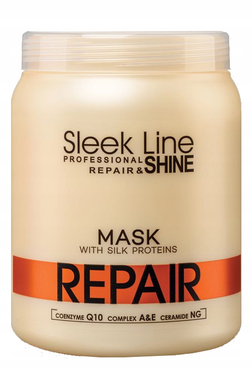 STAPIZ Sleek Line Repair Zestaw XXL Szampon Maska Pojemność 1000 ml