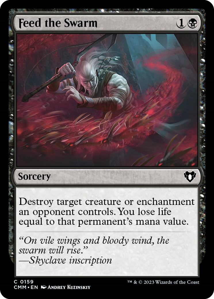 Mtg Feed the Swarm Foil