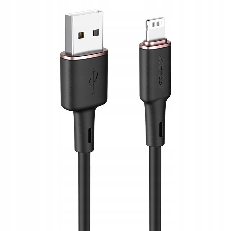 Acefast Usb-lightning Mfi Kabel 1,2 M, 2,4A, Černý