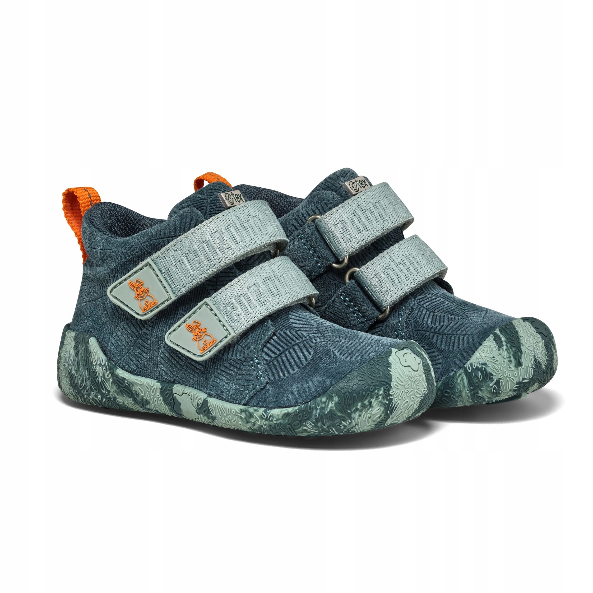 Buty dziecięce Affenzahn Talky Rabbit barefoot do nauki chodzenia ze skóry