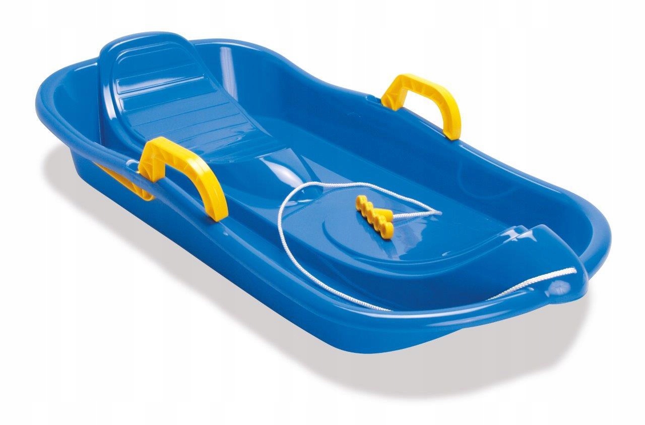 Sanki Z Hamulcami Niebieskie Blue 79 CM Classic Dantoy