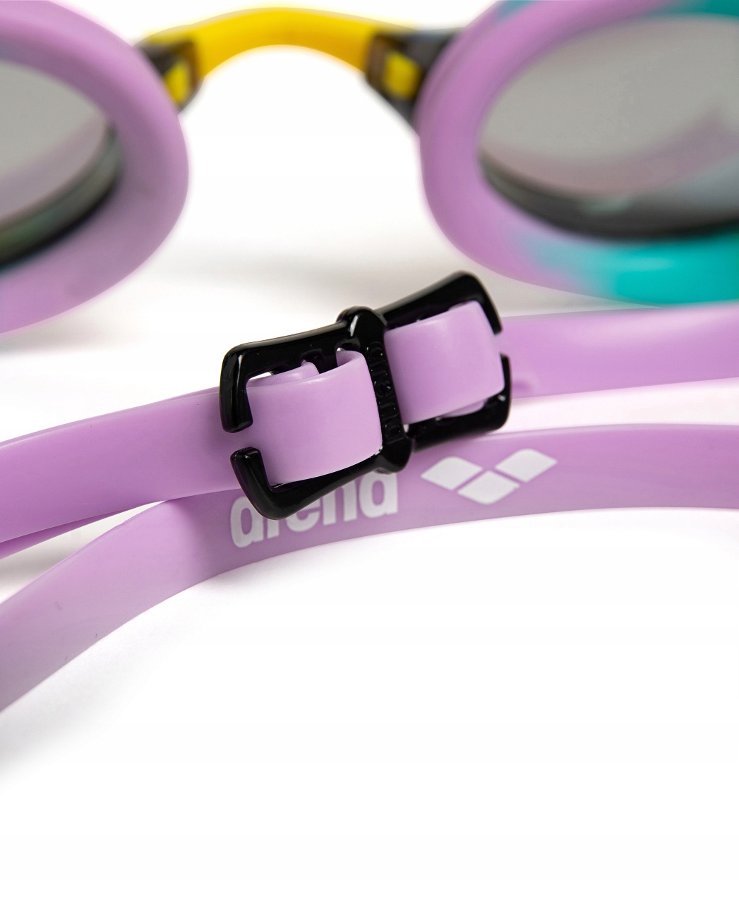 Okulary pływackie Arena Python Mirror GREEN-VIOLET-GREEN startowe Marka Arena