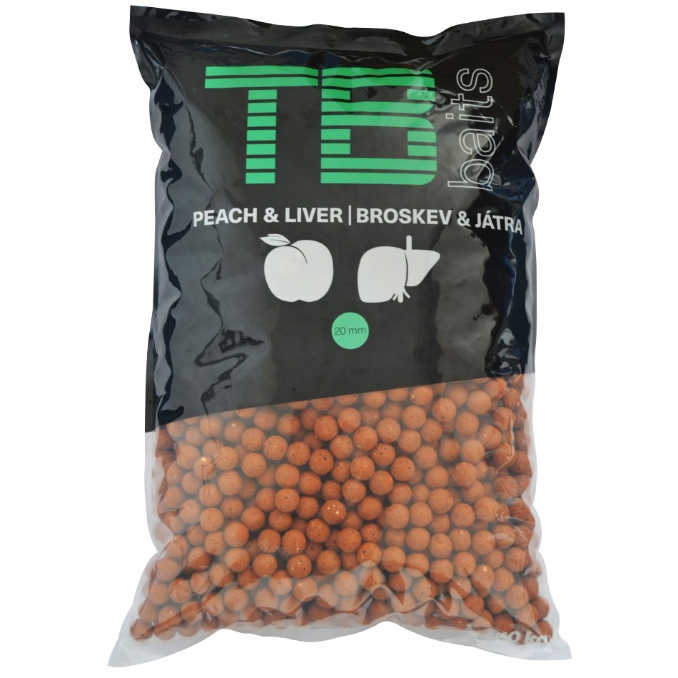Tomas Blazek Boilie Peach Liver 20 mm 10 kg proteinové kuličky