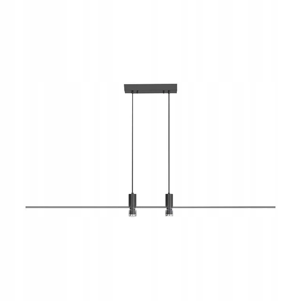 Závěsná Led lampa černá lineární 80 cm nad stůl ostrov bar 3000K V-tac