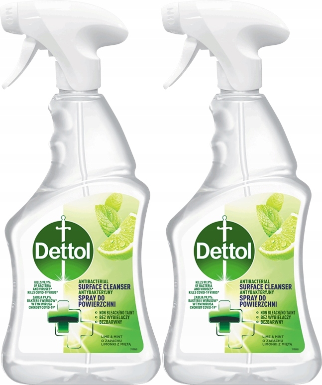 

Dettol Antybakteryjny spray do powierzchni 2x500ml
