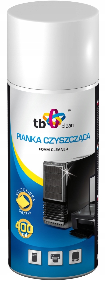 Tb Pianka do plastiku i ekranów 400ml mikrofibra