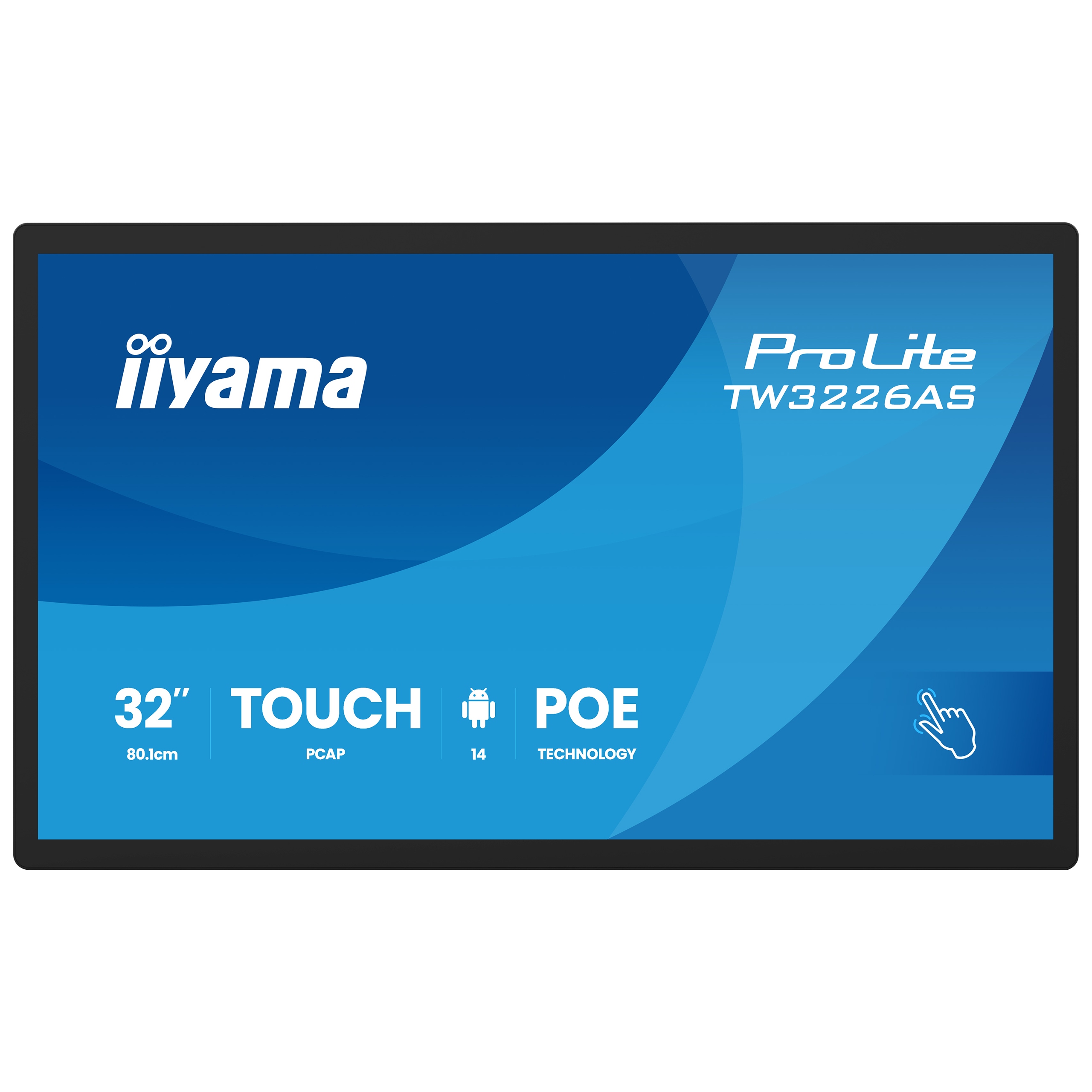 Dotykový monitor 32 iiyama ProLite TW3226AS-B3P Fhd Va Led Usb-c Android 14