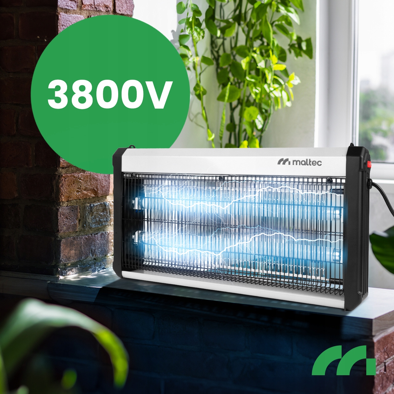 INSEKTICÍDNA LAMPA NA KOMÁRE, MUCHY, HMYZ UV VÝKONNÁ lapač 30W 3800V Výrobca MalTec