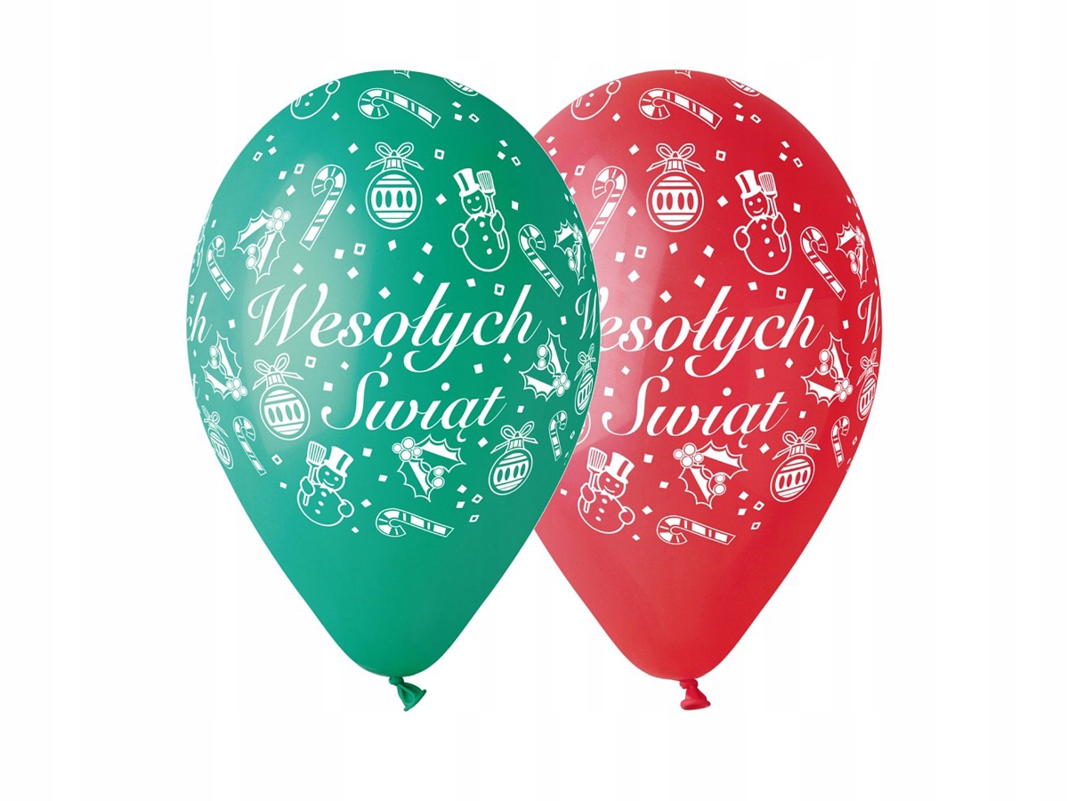 

Balony na Boże Narodzenie Wesołych świąt 5 szt