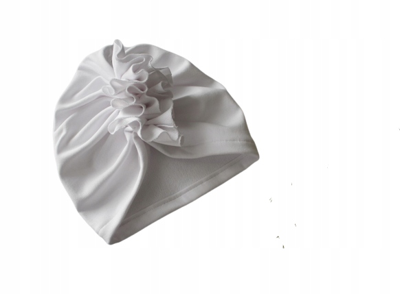 

Czapka turban biała wiosna/jesień 36-38 Chrzest