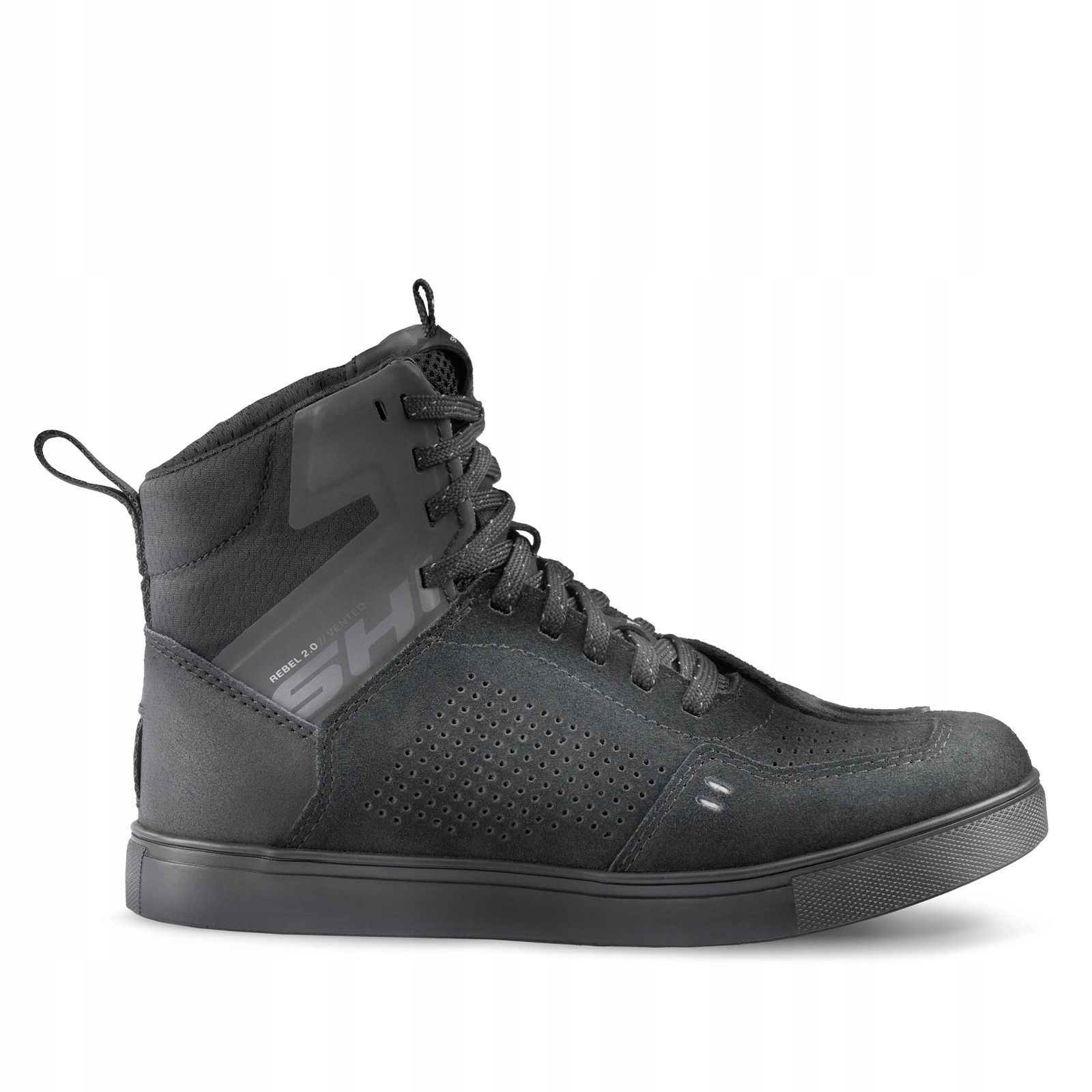 Buty trampki motocyklowe SHIMA REBEL 2.0 VENT BLACK na lato GRATISY Kolor czarny