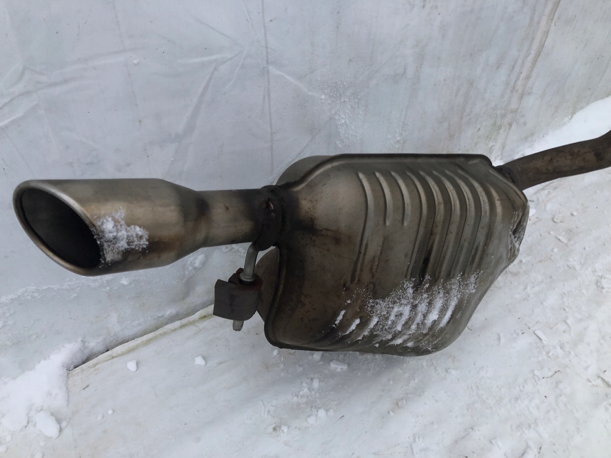 exhaust silencer AUDI A6 C6 2.7 4F0253612AA 4F0253611AA without QUATTRO