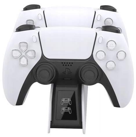 Podwójna Ładowarka Stacja Dokująca 2 Pady DualSense do PS5 Kontrolery
