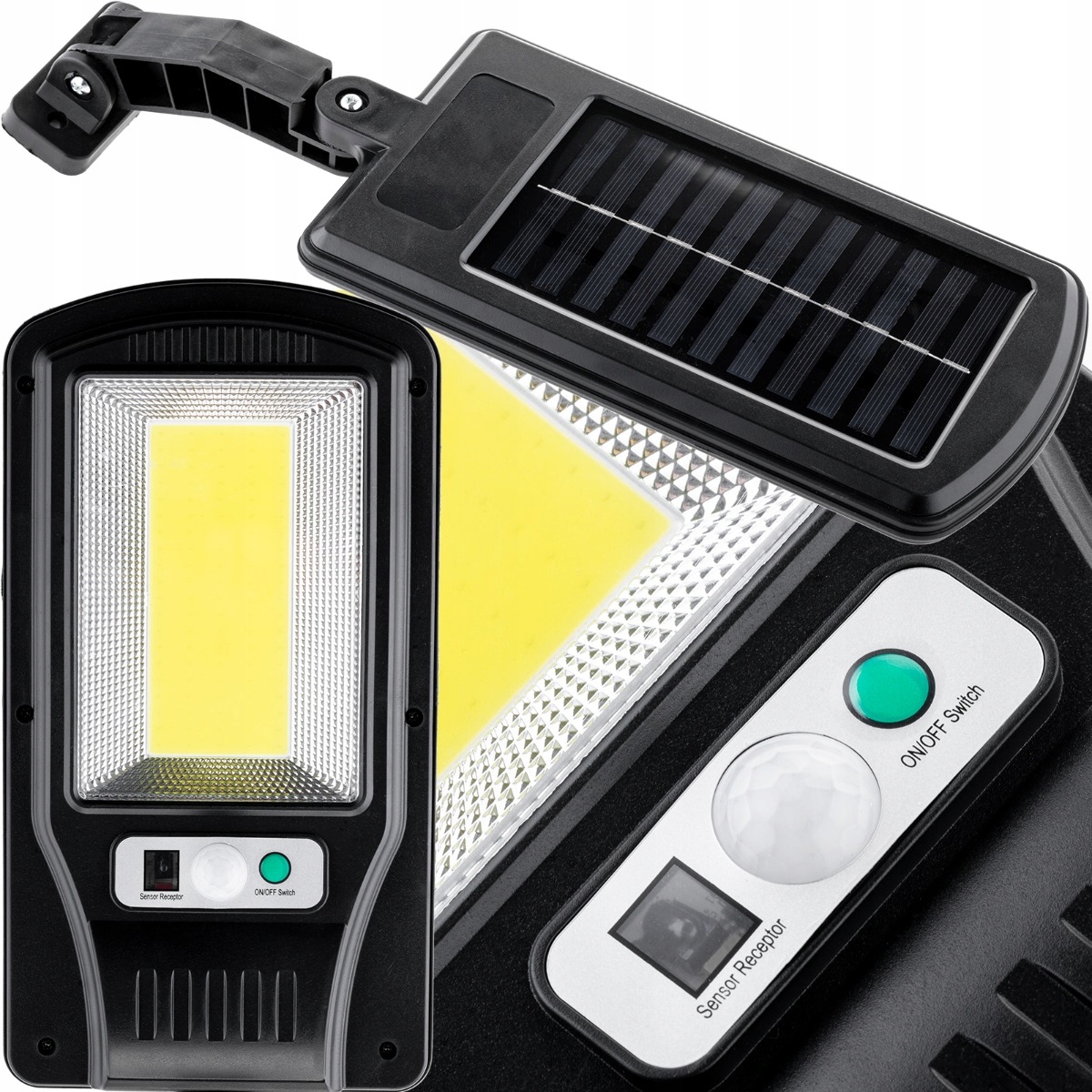 

Lampa Solarna Uliczna Led Cob Czujnik Ruchu Pilot