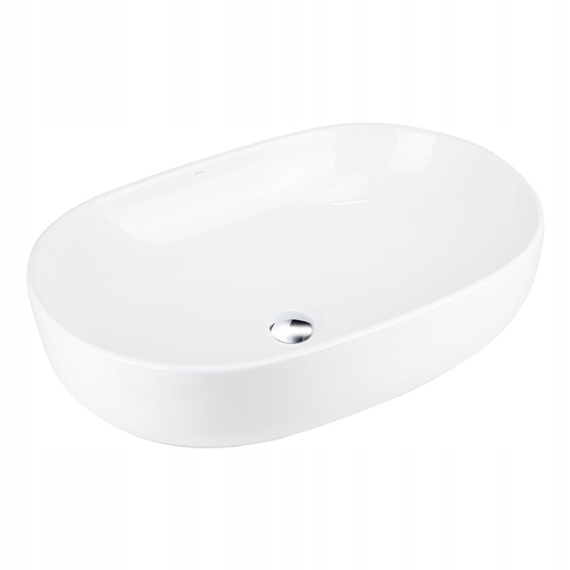 Umývadlo Na Dosku Corsan Olvena UC5566CH 60x40x15 Korok Chrom, keramické