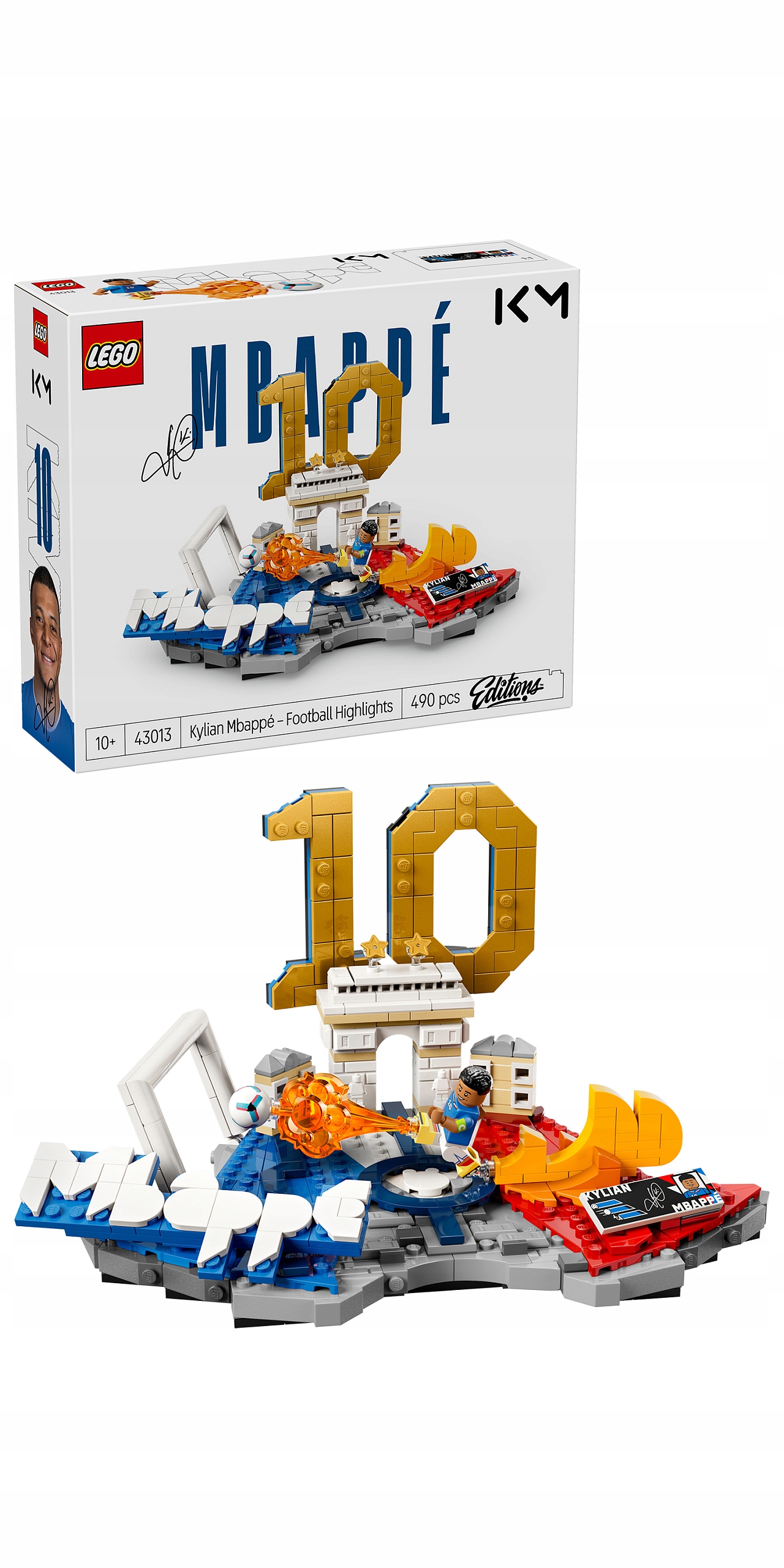 Lego Editions 43013 Kylian Mbappé – Hvězdné momenty fotbalu