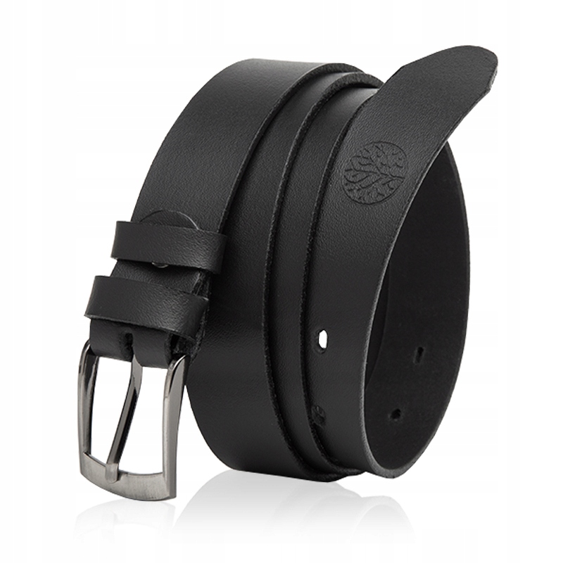 Pasek skórzany męski czarny do spodni Betlewski