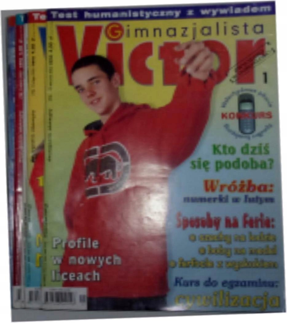 Victor Gimnazjalista nr 1-4, 17-19 z 2002 roku