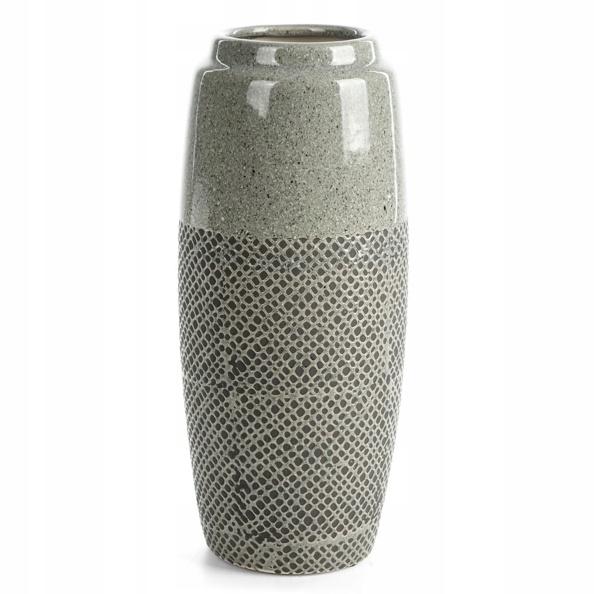 Dekorativní váza Nori 16 x 16 x 36 cm ocelová černá