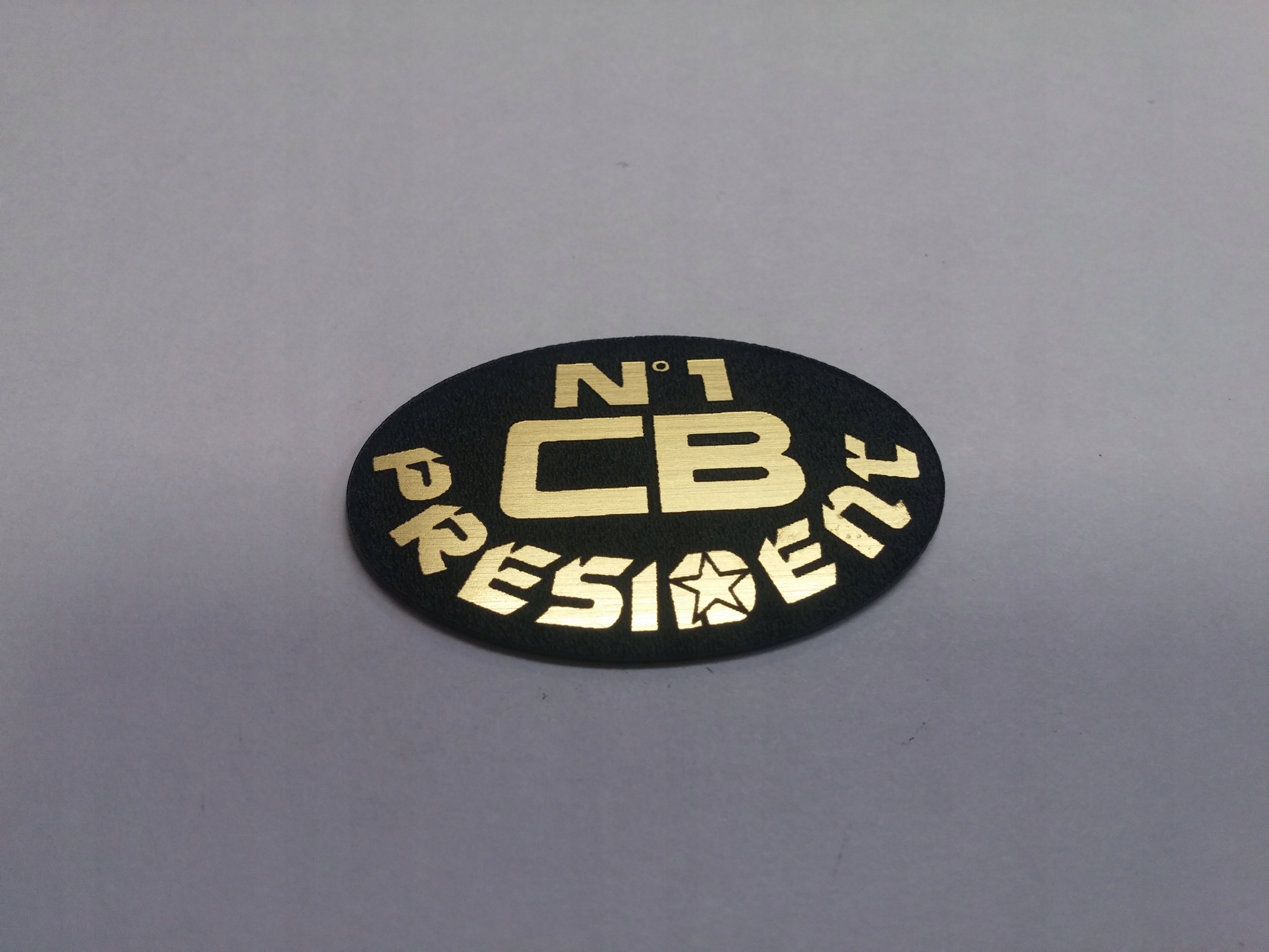 

Cb President naklejka emblemat logo 35x22 mm * Zł