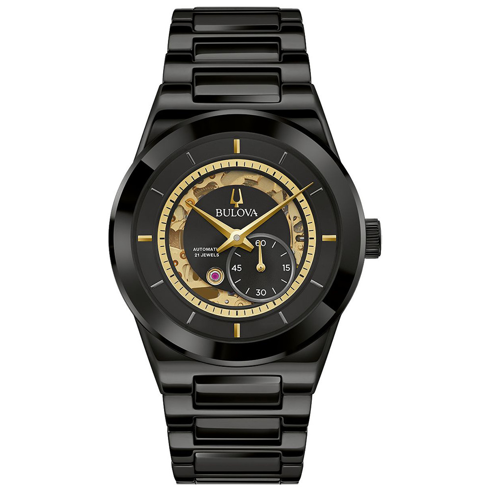 Pánské Hodinky Bulova 98A291, černý náramek